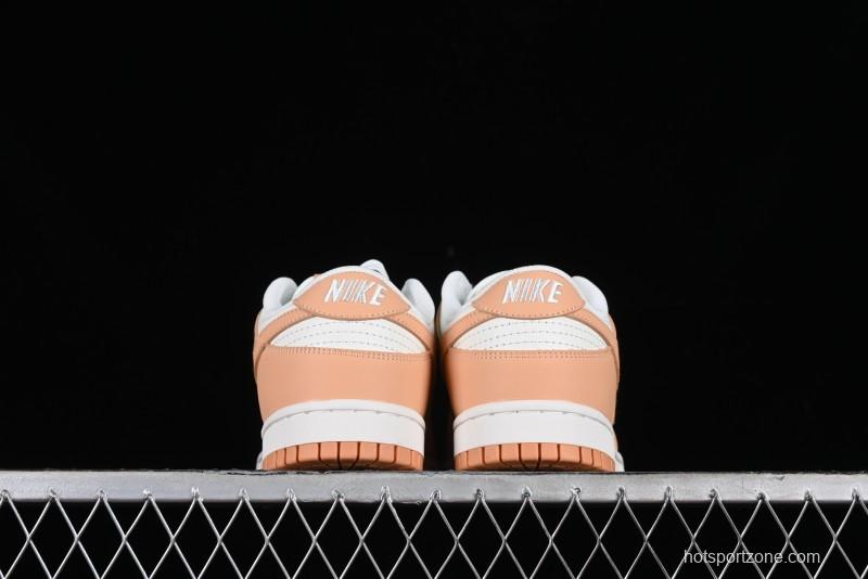 Nike Dunk Low "Harvest Moon" SB Skateboarding Shoes in Beige Orange - DD1503-114