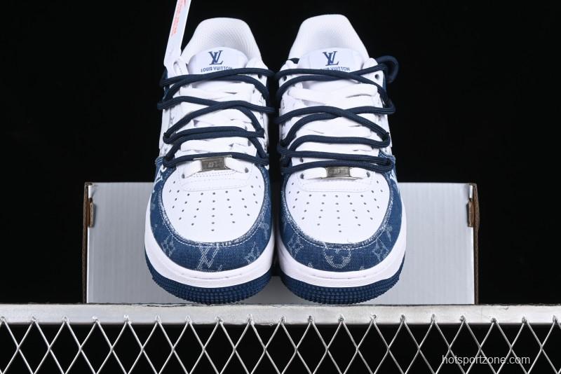 Nike Air Force 1 Low Custom Strap Casual Sneakers with Full-Length Air Cushion - ZH0316-021