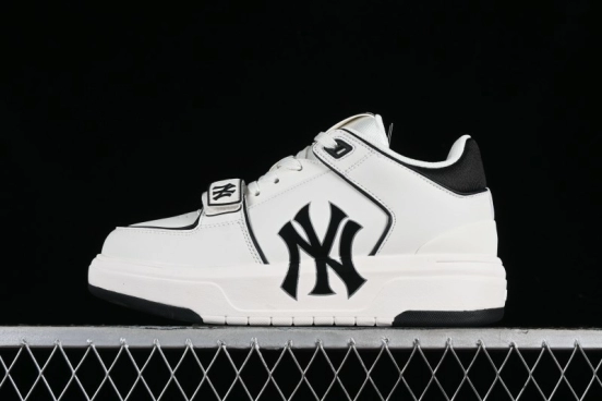 MLB Chunky Liner New York Yankees Hook & Loop Lightweight Platform Sneakers with 6cm Height Increase - 3ASXLMB3N50BKS