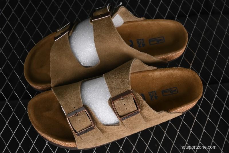 Birkenstock Birkenstock Sandals Series Soft Suede Leather with Lambswool Insole and Cork Midsole - G.D4