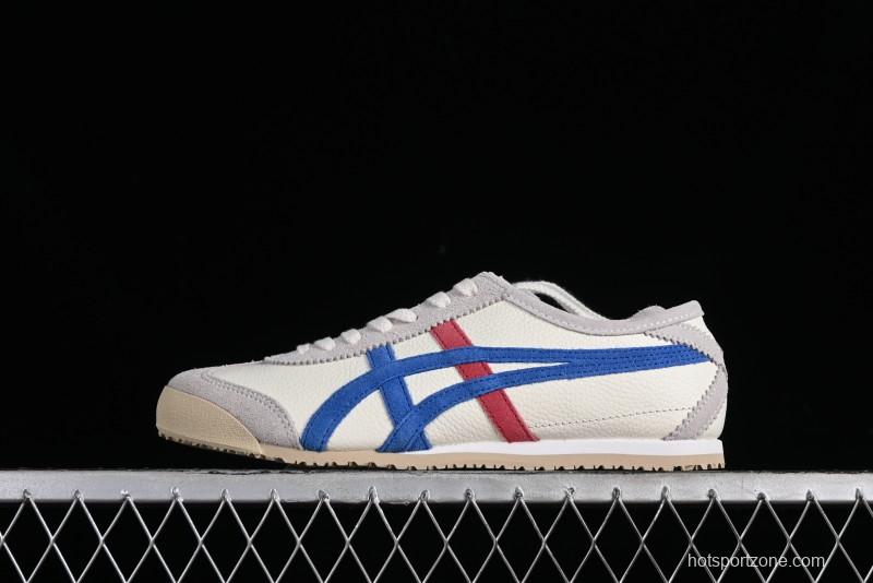 Onitsuka Tiger Mexico 66 Low-Top Leather Sneakers with Classic Design - 1183B391-100