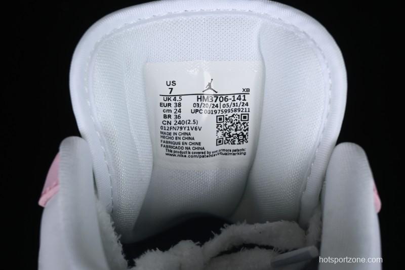 Nike Air Jordan 1 Low "White/Pink Foam/Glacier Blue" Casual Sneakers - HM3706-141