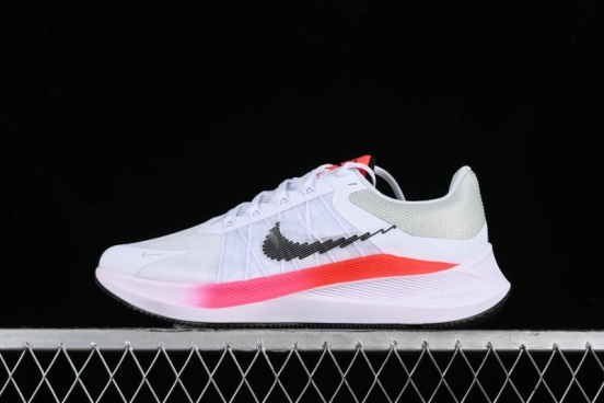 Nike Zoom Winflo 8 Breathable Mesh Running Shoes with Forefoot and Heel Zoom Air Cushion - CW3419-100