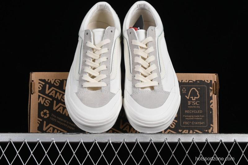 Vans Old Skool Reissue 136 Classic Low-Top Skate Shoes with Detachable Cushioned Insole - VN000MT6QC5