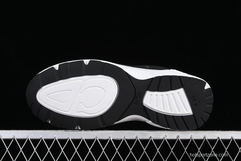 Dior B30 Sneakers with Reflective CD30 Logo and Lightweight Rubber Sole - CD30