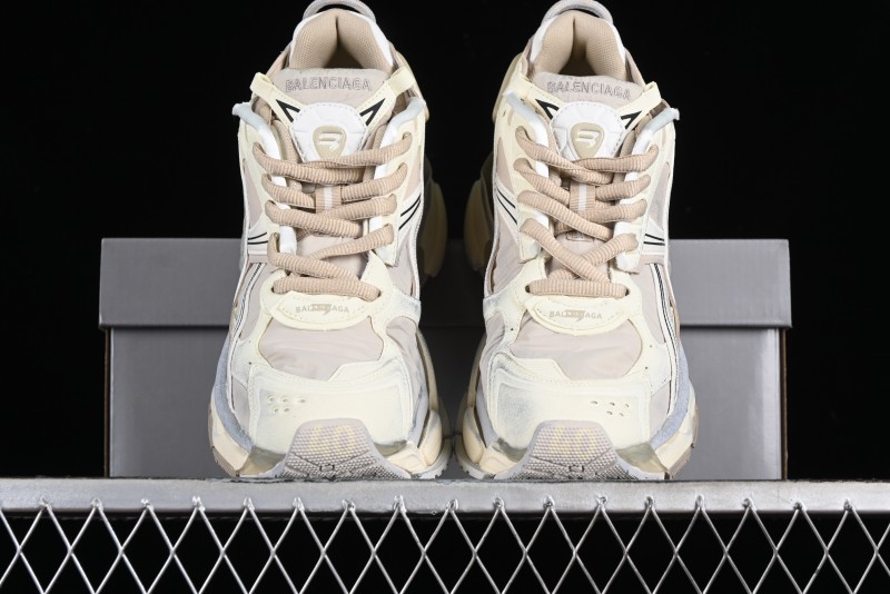 Balenciaga Runner Kith Four Color Retro Casual Sneakers - W3RNY9797