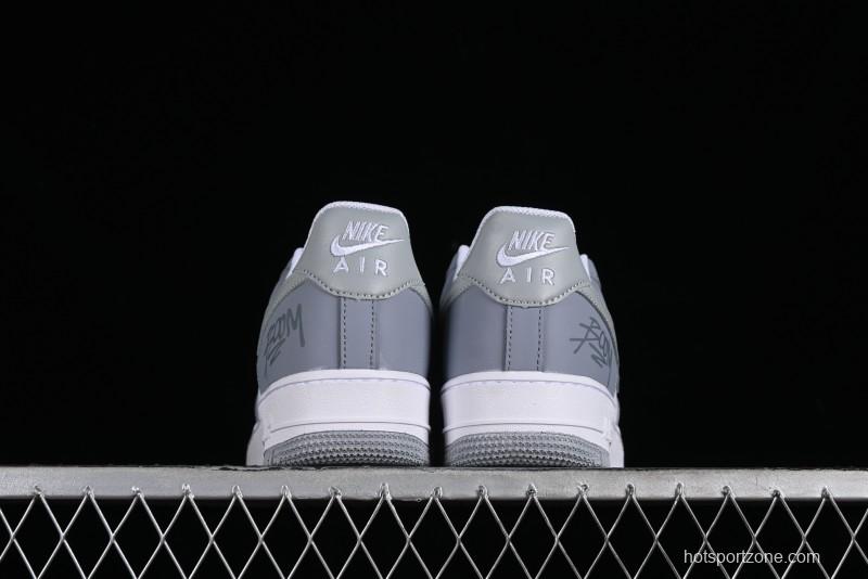 Nike Air Force 1 '07 Low Casual Sneakers with Full-Length Air Cushion - FJ4146-111