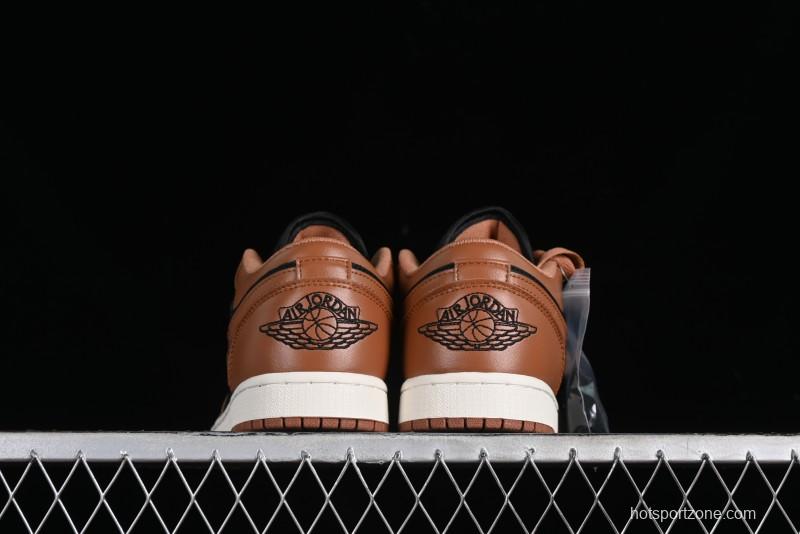 Nike Air Jordan 1 Low AJ1 Black Mocha Casual Sneakers - DC0774-021
