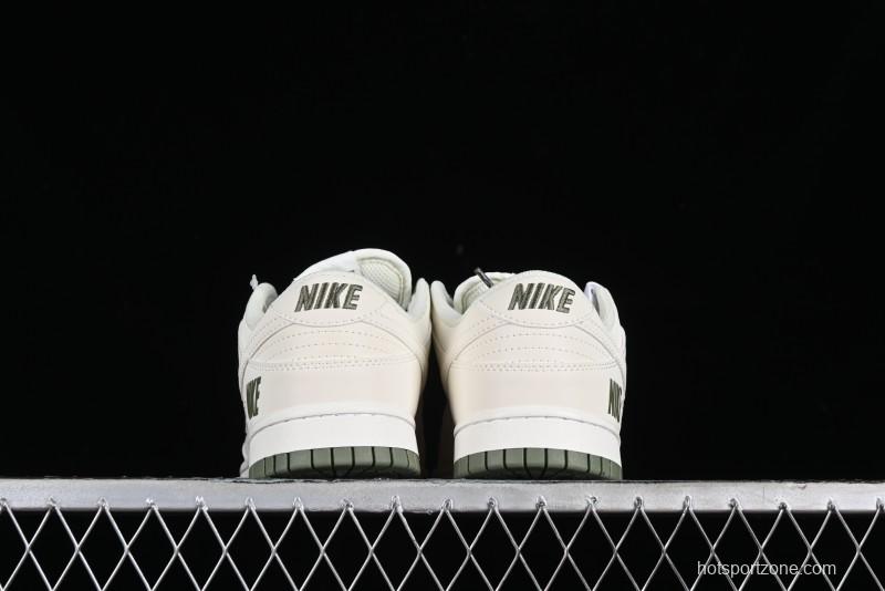 Nike SB Dunk Low Collaboration Triple Swoosh Military Green Colorway Low-Top Casual Skateboarding Shoes - NK5639-323