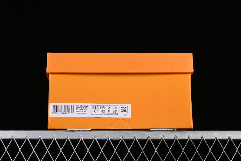 Nike Air Jordan 1 Low OG SP Travis Scott x Fragment Design Collaboration Sneakers - LX1988-900