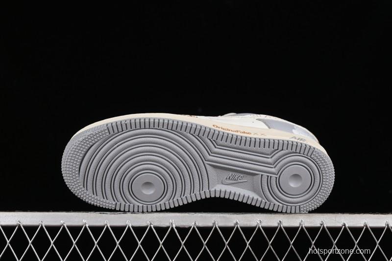 Nike Air Force 1 '07 Low x Kaws Casual Sneakers with Full-Length Air Cushion - CW2288-207