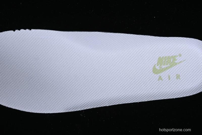 Nike Air Force 1 '07 Low Casual Sneakers with Anime-inspired Green Apple Spray Paint Design - DY8899-002