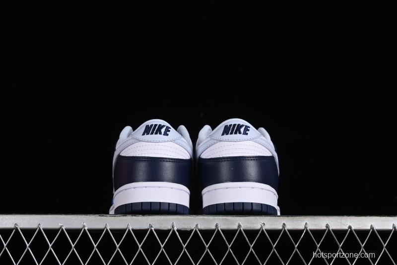 Nike SB Dunk Low Casual Skate Shoes in Black, White, and Blue - FQ8826-100