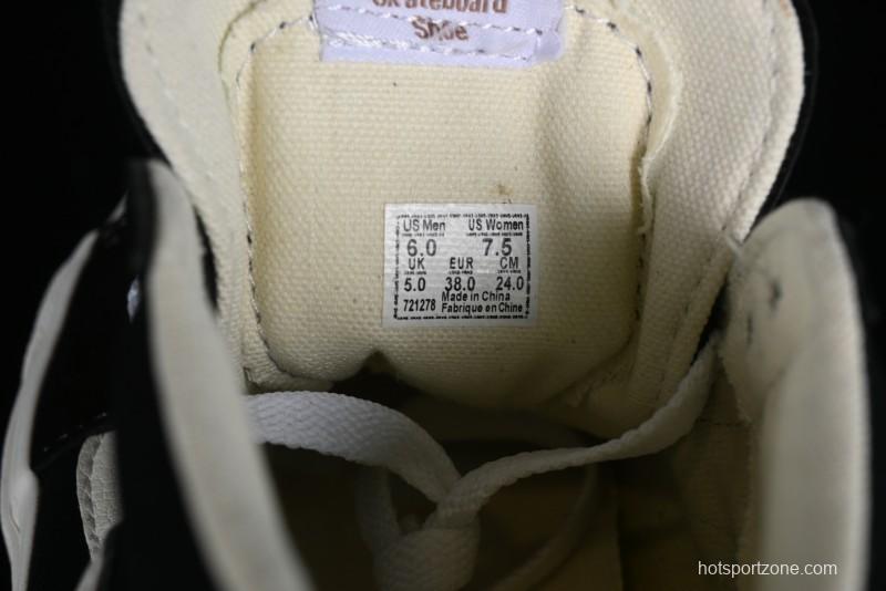 Vans SK8-Hi VR3 Eco-Friendly Black & White Mid-Top Classic Casual Canvas Shoes - VN0A4UWIVNE