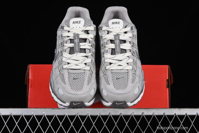 Nike P-6000 Prm Retro Casual Sneakers with Lightweight Design - FN6837-012
