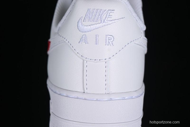 Nike Air Force 1 '07 Low Casual Sneakers with Anime Graffiti Style Crime Scene Design - 315122-211