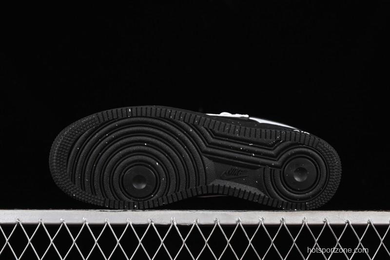 Nike Air Force 1 '07 Low Casual Sneakers with Broken Swoosh Design - HF9096-001