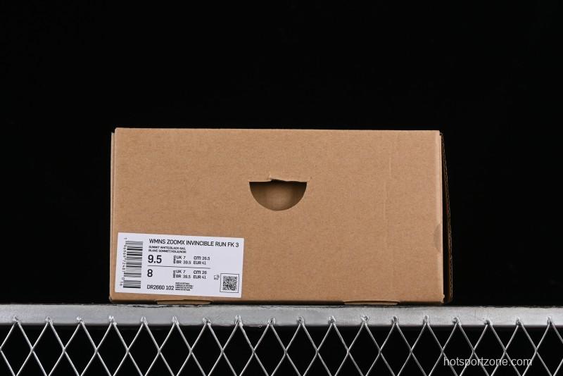 Nike Zoom X Invincible Run FK 3 Marathon Performance Running Shoes - DR2660-102