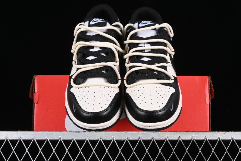 Nike Dunk Low Speed & Fury Distressed Oxidized Metal Punk SB Strap Low-Top Casual Sneakers - DD1391-100