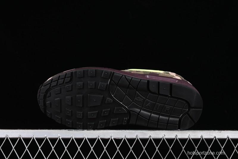 Nike Air Max 1 Retro Running Shoes with Half-Sole Air Cushion - FN8358-200