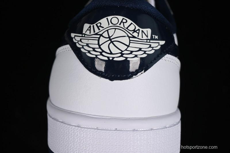 Nike Air Jordan 1 Low '85 Metallic Blue Retro Sneakers - FB9933-141