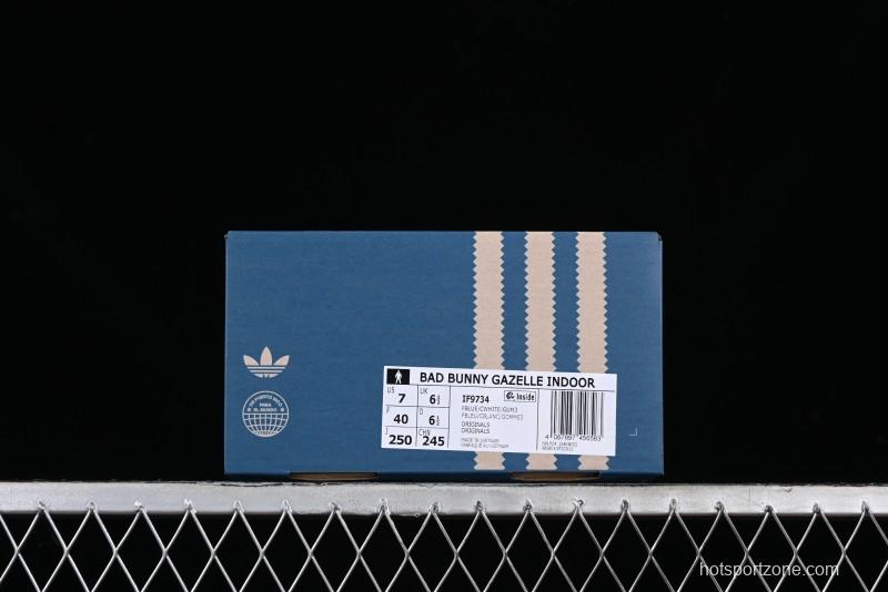 Adidas Originals Gazelle Indoor Bad Bunny Retro Casual Non-Slip Low-Top Sneakers - IF9734