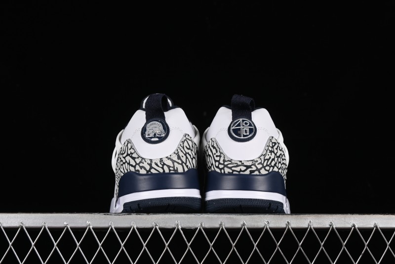 Nike Jordan Spizike Low AJ Hybrid Sneakers with Classic White-Black Colorway - FQ1759-104