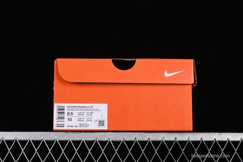 Nike Air Zoom Pegasus 41 Breathable Lightweight Running Shoes with Cushioning - HF4301-100