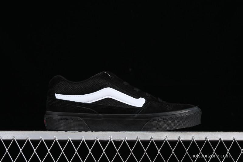 Vans Caldrone Classic Black Retro Skate Shoes - VN0007P9BA2