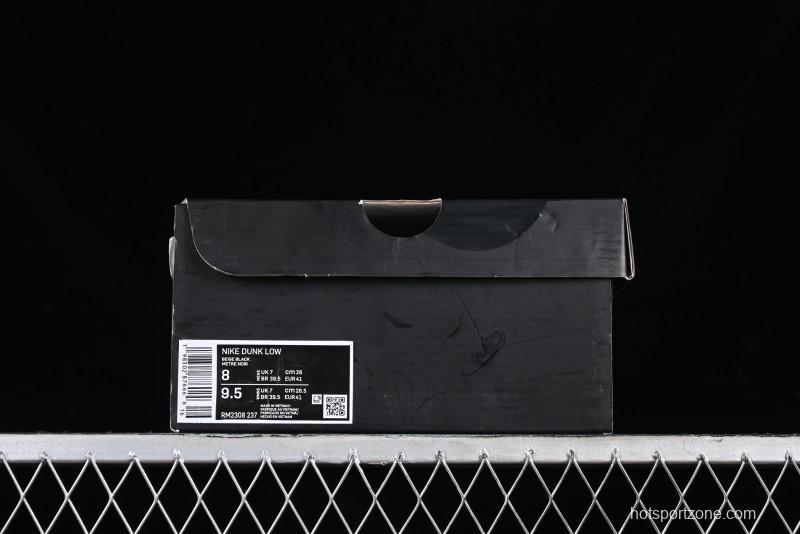 Nike Supreme x SB Dunk Low Casual Skate Shoes in Black and Beige - RM2308-237