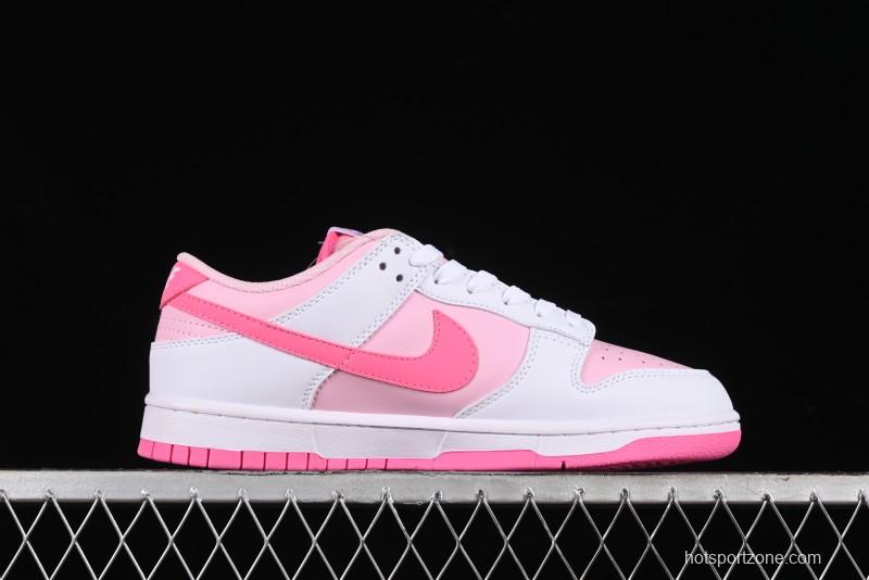 Nike SB Dunk Low Glacier Pink Low-Top Casual Skateboarding Shoes - HQ1181-661
