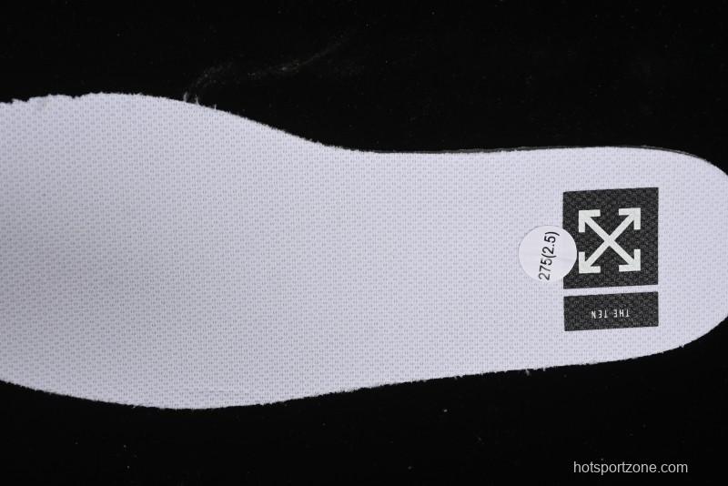 Nike Off White x Air Force 1 Low OW Transparent White Sneakers - AO4606-100