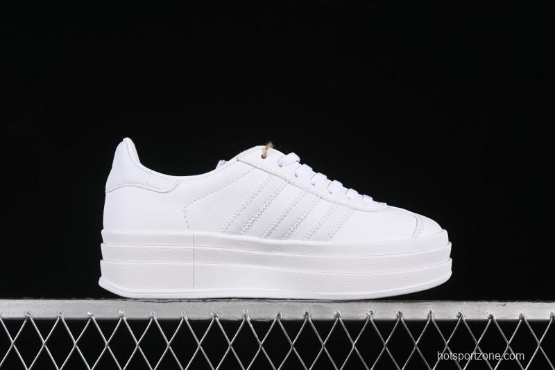 Adidas Originals Gazelle Bold IE5130 Low-Top Sneakers with Thick Sole for Casual Wear, Slip-Resistant and Durable - IE5130