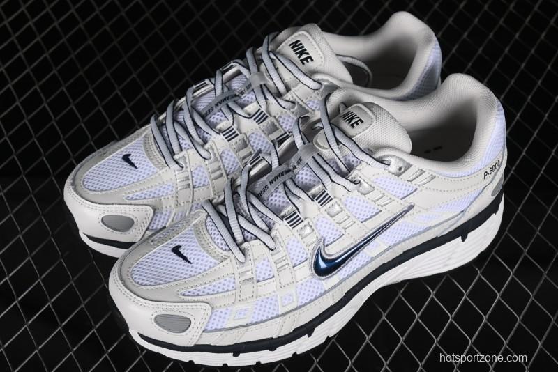 Nike P-6000 Prm Retro Casual Sneakers with Lightweight Design - CD6404-018