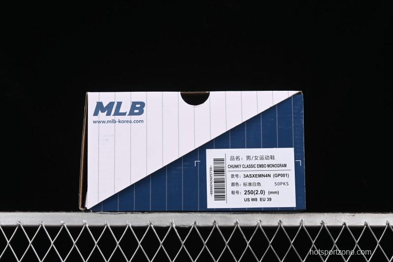 New York Yankees MLB Bigball Chunky Embo Monogram Platform Sandals - 3ASXEMN4N50PKS