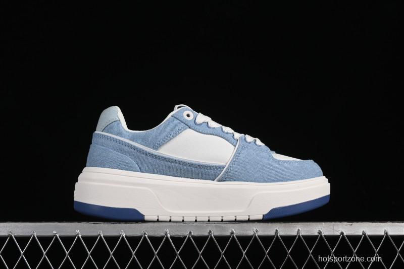 New York Yankees MLB Chunky Liner Denim Basic Platform Sandals - 3ASXCVT4N50BLS