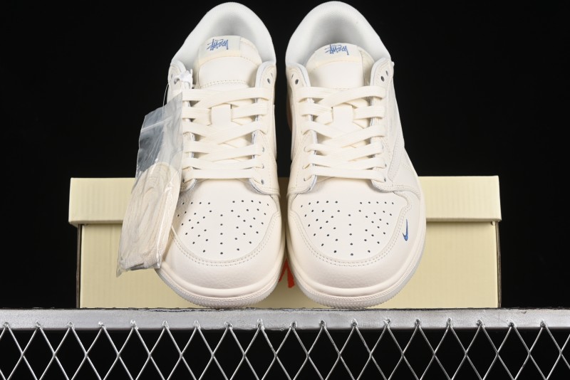 Nike Travis Scott x Fragment Design x Air Jordan 1 Low OG SP AJ1 Retro Sneakers - LJ5188-013