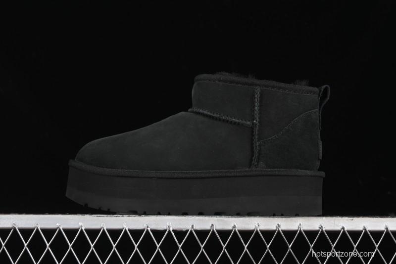 UGG Classic Ultra Mini Platform 3CM Wool Blend Mini Short Boots - 1135092