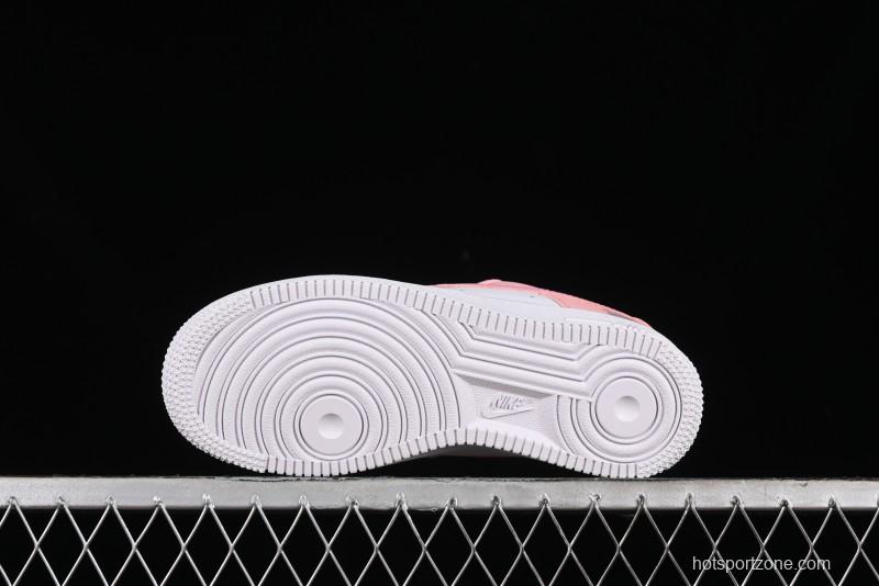 Nike Air Force 1'07 Low Casual Sneakers with Cuddle Bear Design - YY2024-762
