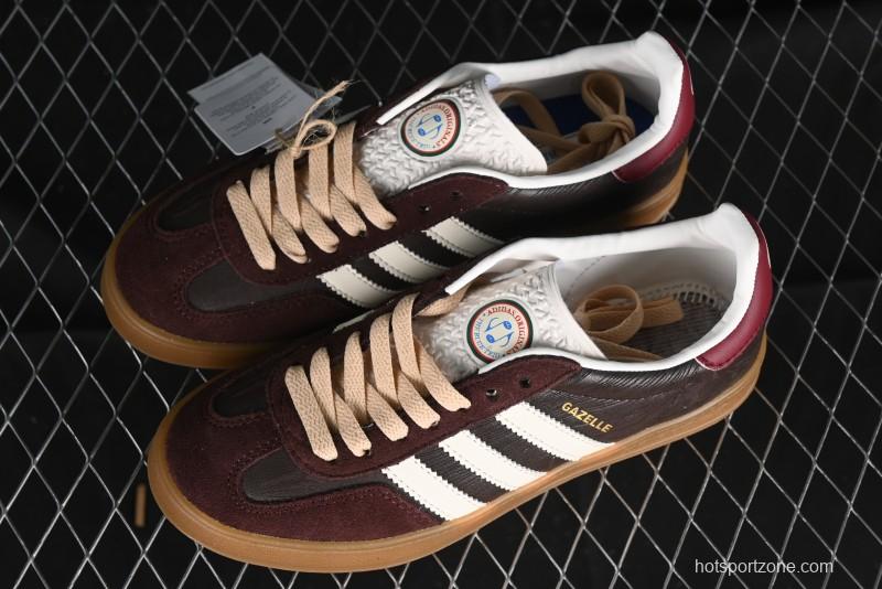 Adidas Originals Gazelle Indoor Retro Casual Anti-Slip Wear-Resistant Low-Top Sneakers - JP5671