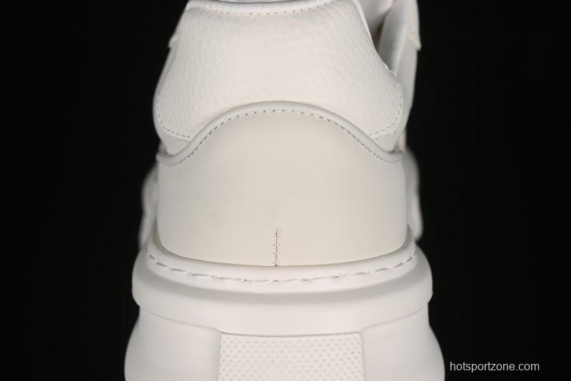 ECCO 2024 New Fashion Simple Versatile Genuine Leather White Sneakers - 61881301002