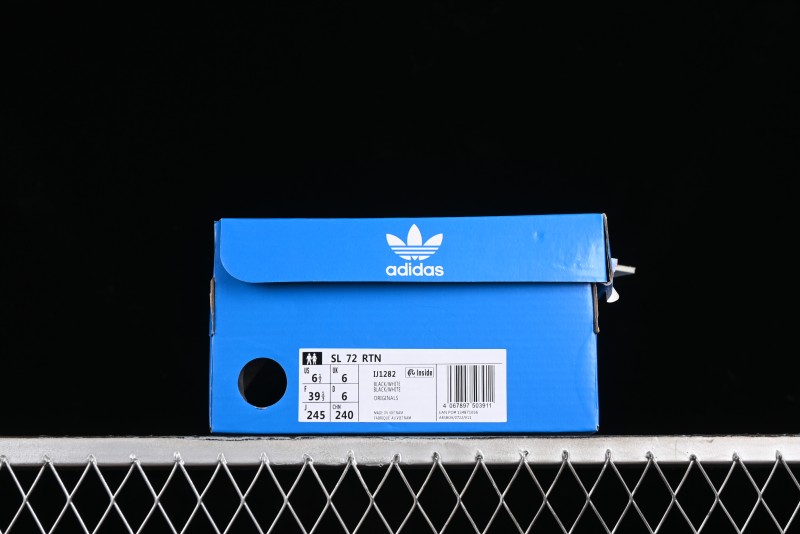 Adidas Originals SL 72 RTN Retro Running Shoes with Ecotex Tongue and EVA Midsole - IJ1282