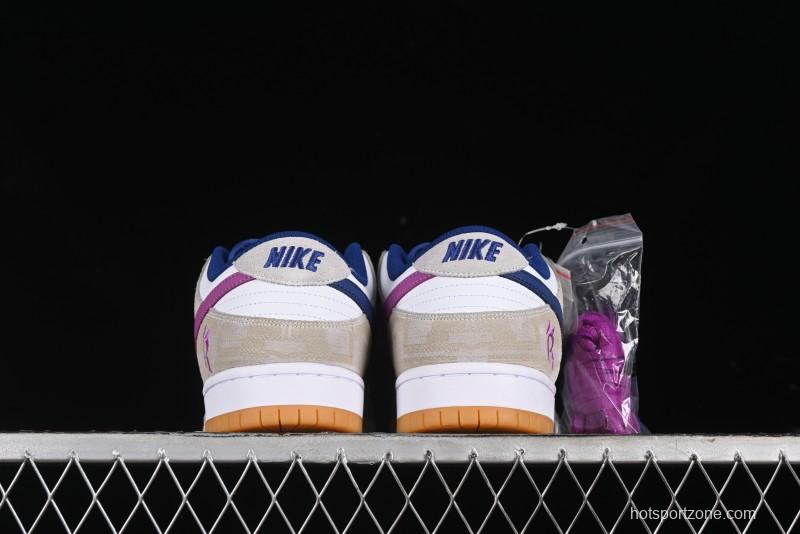 Nike SB Dunk Low Rayssa Leal Pro Skate Shoes with Colorful Smiley Laces - FZ5251-001