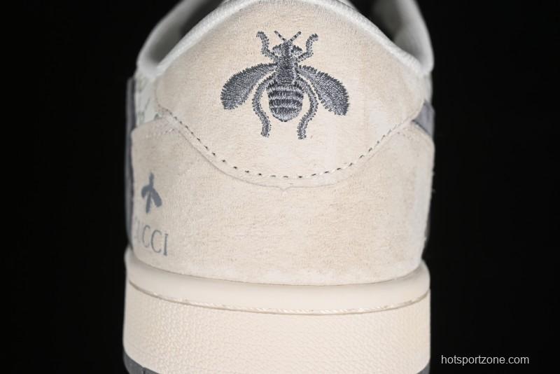 Nike Travis Scott x Fragment Design x Air Jordan 1 Low OG SP AJ1 Retro Sneakers - SJ2068-107