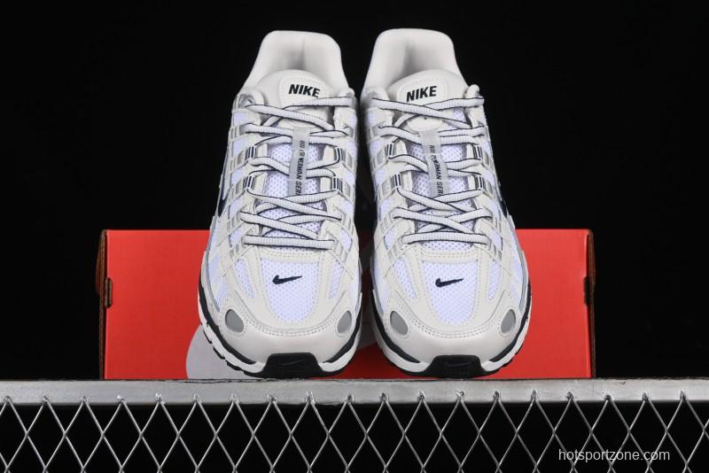 Nike P-6000 Prm Retro Casual Sneakers with Lightweight Design - CD6404-018