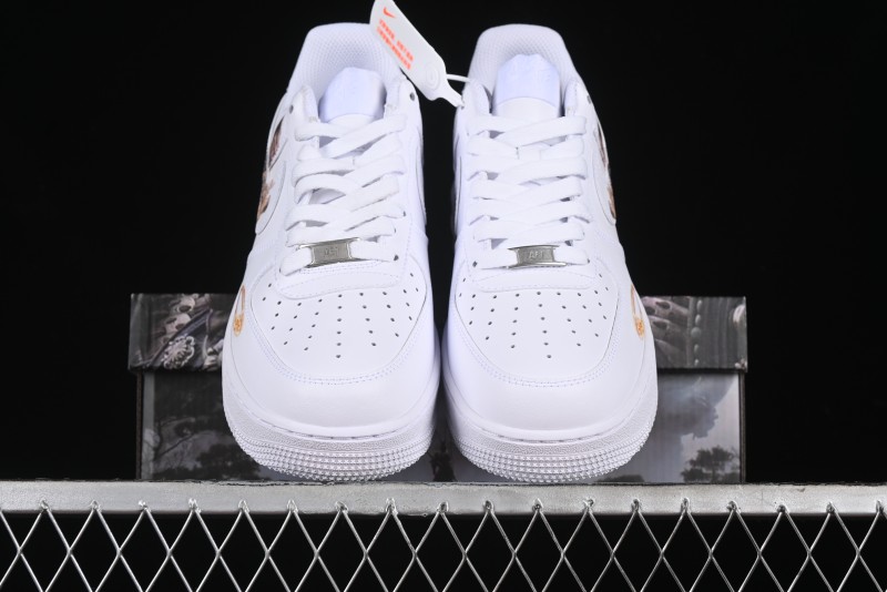 Nike Air Force 1 '07 Low "Sun" Black Myth Wukong Themed Casual Sneakers - CW2288-111