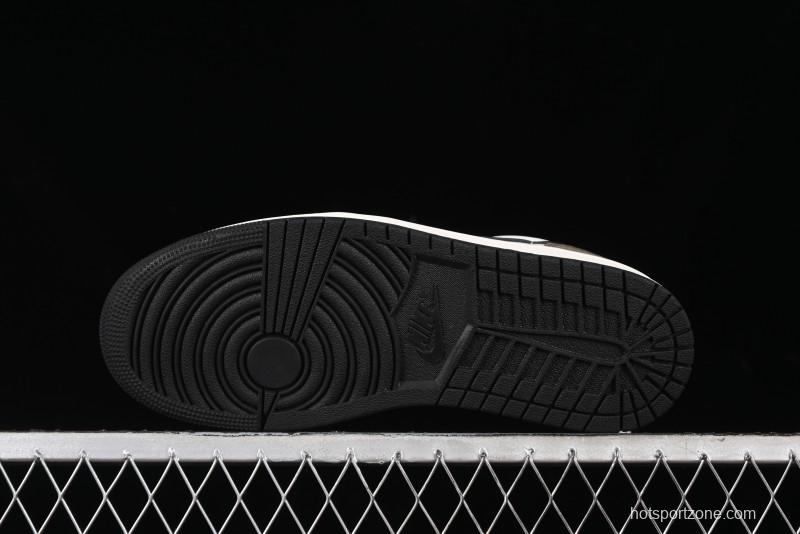 Nike Air Jordan 1 Low AJ1 Retro Basketball Shoes with Mocha Suede Accents - CZ0790-102