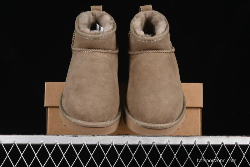UGG Classic Ultra Mini Short Boots with Genuine Australian Sheepskin and TREADLITE Outsole - 1116109