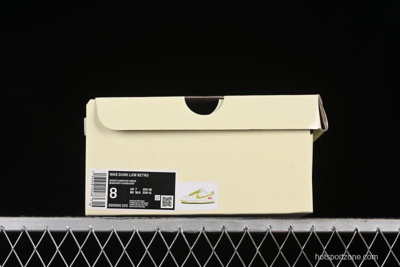 Nike SB Dunk Low Supreme Stone Island Collaboration - Fluorescent Beige Anniversary High-End Custom Low-Top Casual Skate Shoes - BB9866-005