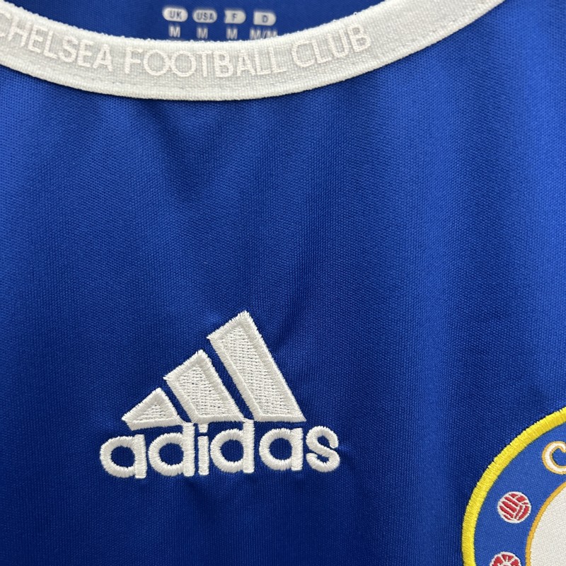 06/07 Retro Long Sleeve Chelsea Home Jersey
